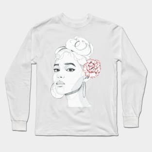 Carnation girl Long Sleeve T-Shirt